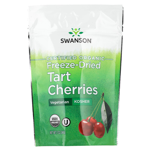 Swanson Vitamins, Сертифицированная органическая сублимированная вишня, 56 г (2 унции)