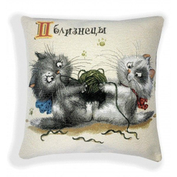 Гобеленовая Наволочка "Котята Скорпион" (45х63)