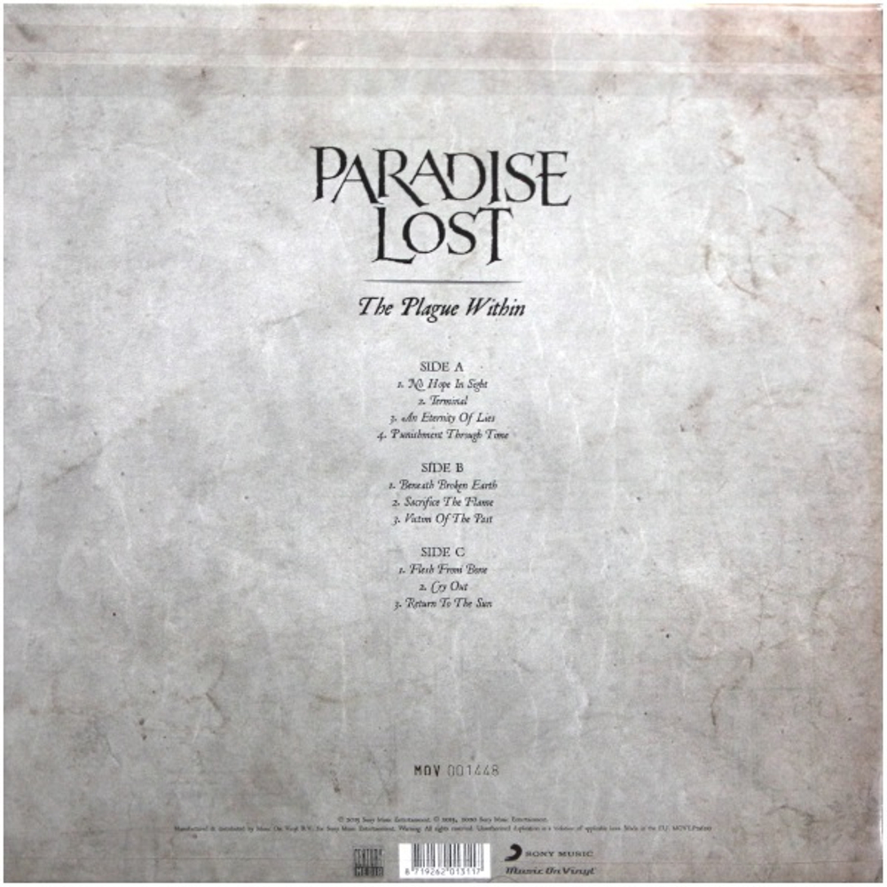 Paradise Lost / The Plague Within (Coloured Vinyl)(2LP)