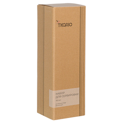 Набор для сервировки Tkano Edge белый