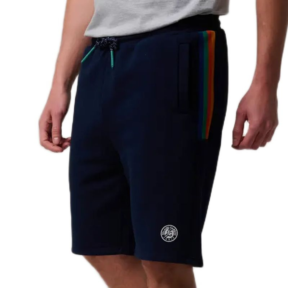 Мужские теннисные шорты Roland Garros Color Lines - navy blue