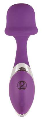 Фиолетовый вибромассажер Javida Massager (Цвет: фиолетовый)