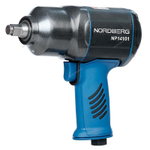 NORDBERG (NP14101K) Пневмогайковерт ударный 1/2", 1300 Нм, с глубокими головками в кейсе