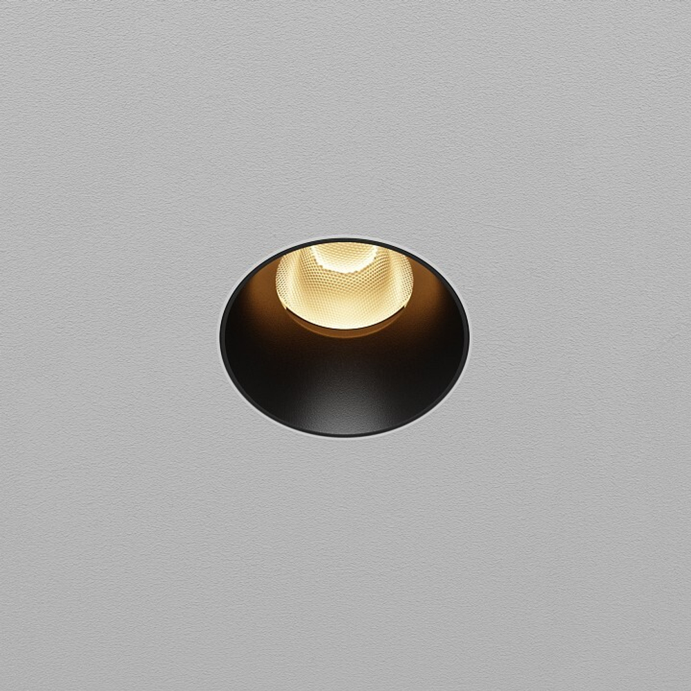 Встраиваемый светильник Maytoni  DL124-10W-2.7K-TRS-B