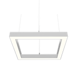 Светильник LED квадратный Quadro 144W 1050х70х50мм 4000К белый подвесной IP40