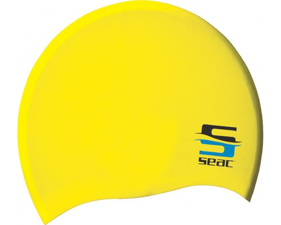 Шапочка для плавания Seac Sub JR Swim лайкра желтый