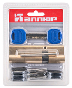 Механизм цилиндровый АЛЛЮР DL-01 100 (30х10х60) BP д/КИТАЙ. дв. (перекод.5+2) перфокл./кл. /1289