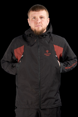 Костюм демисезонный мужской STORM Black\Mahagon