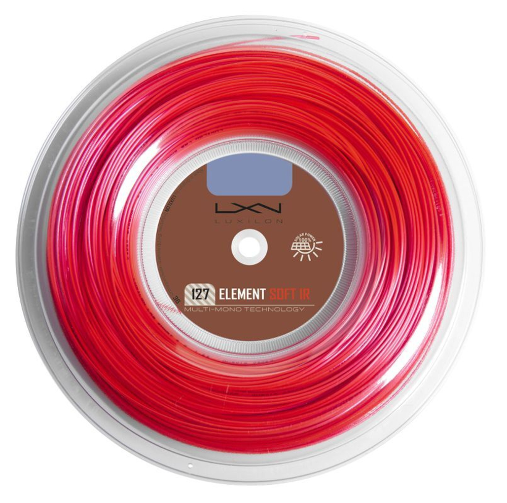Теннисные струны Luxilon Element Soft IR (200 m) - iridescent red