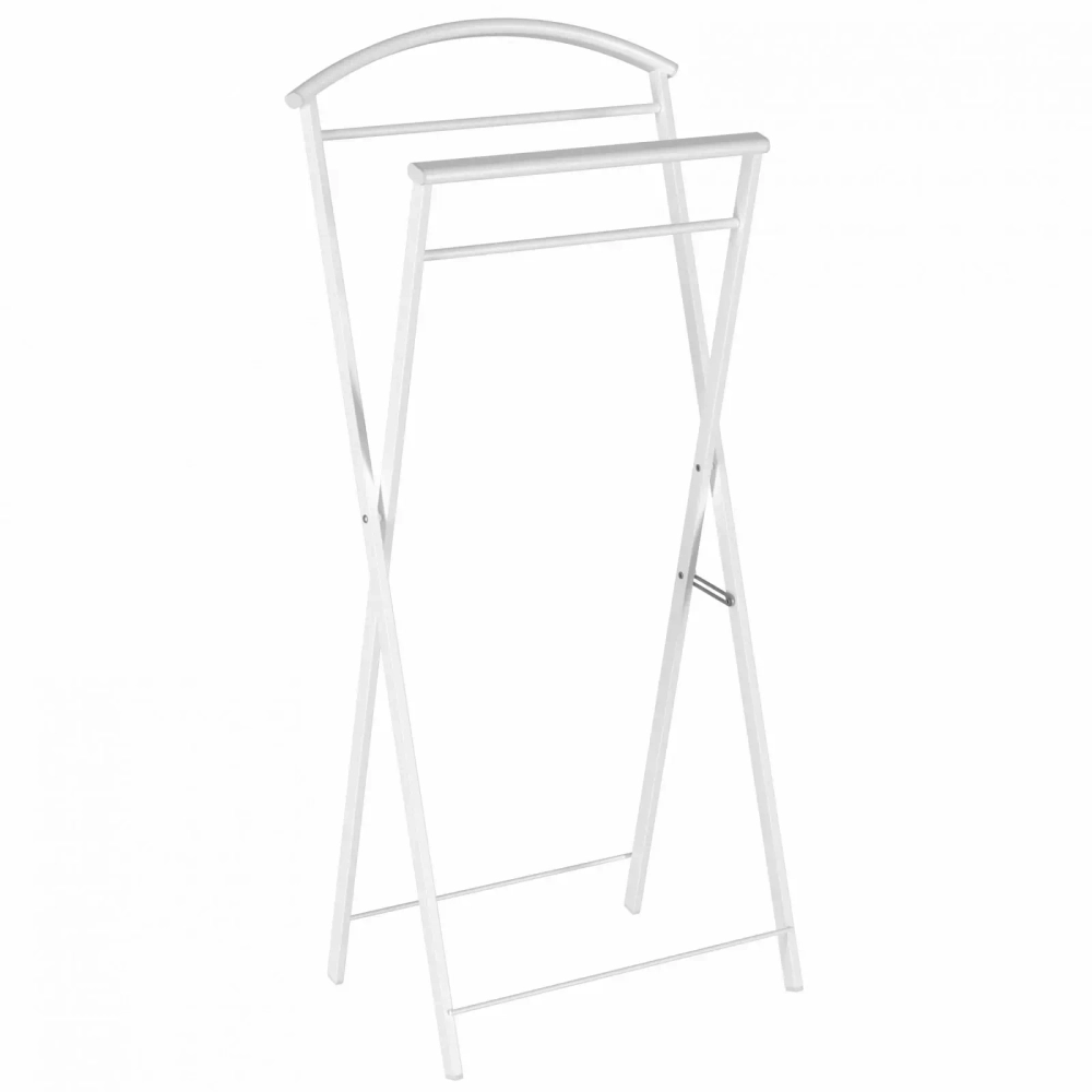 Вешалка костюмная «Контур», цвет белый, 44*31*98см