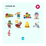 RU0170 Развивающая игра Coobic курс английского языка