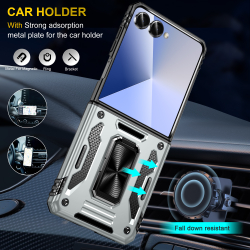Чехол Safe Case с кольцом и защитой камеры для Samsung Galaxy Z Flip 7