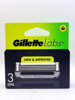 Сменные кассеты для бритья Gillette Labs Heated Razor для бритвы с подогревом, в упаковке 3 кассеты (США)