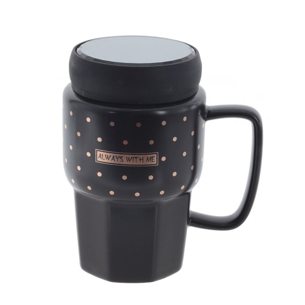 GAEM Кружка с крышкой, 450 мл, L11,5 W8 H13,5 см
