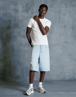 Мужские джинсовые бермуды baggy fit, арт. 1022/180 - BERSHKA