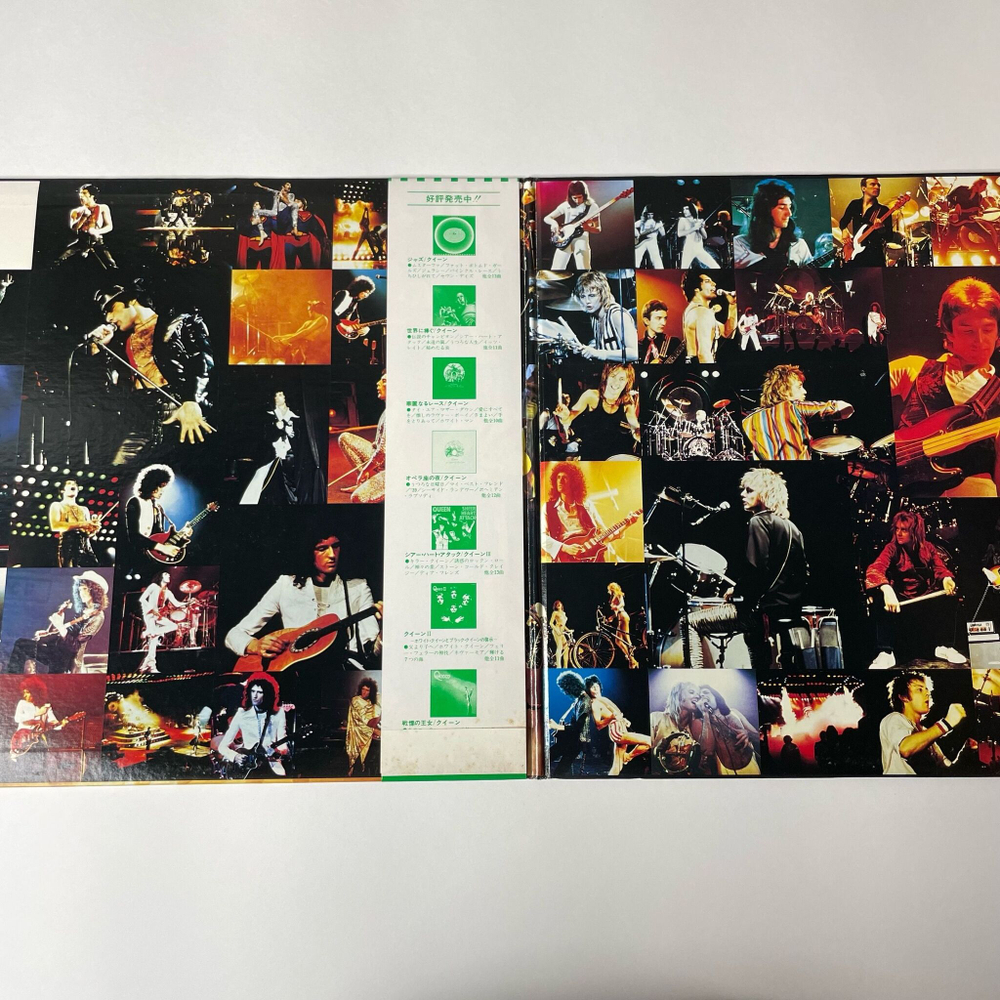 Винтажная виниловая пластинка LP Queen Live Killers (Japan 1979) (Obi) (Red and Green Vinyl)
