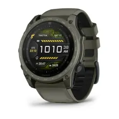 Смарт-часы Garmin tactix 8 (51 мм) AMOLED Cerakote® Coating с Applied Ballistics Ultralight, оливково-зеленый