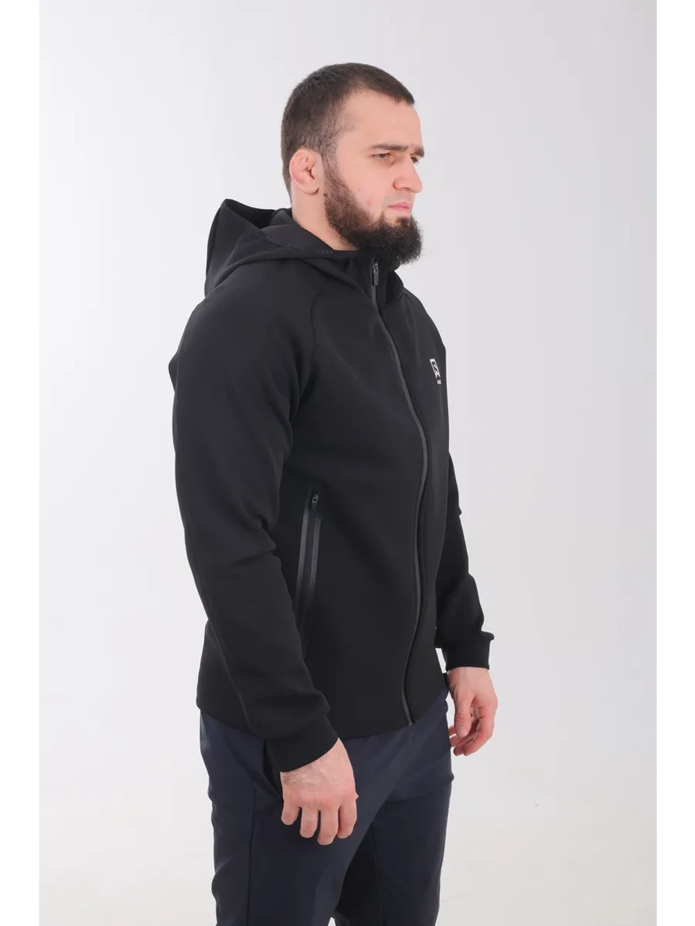 Мастерка с капюшоном Rage black атр.: HY26461