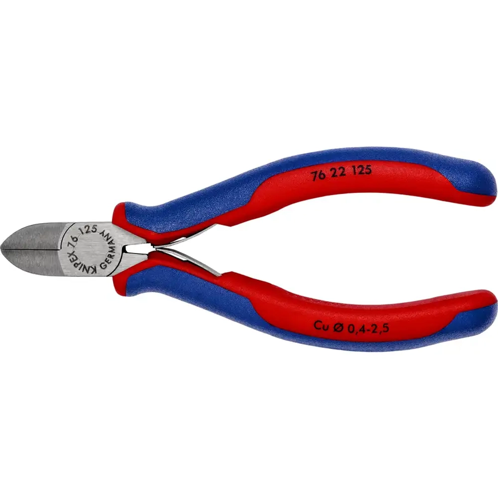 Кусачки боковые черненые 125 мм Knipex 76 22 125