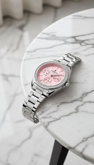 Daniel Klein DK14053‑2 - Нежность розового в элегантном исполнении, Женские наручные часы