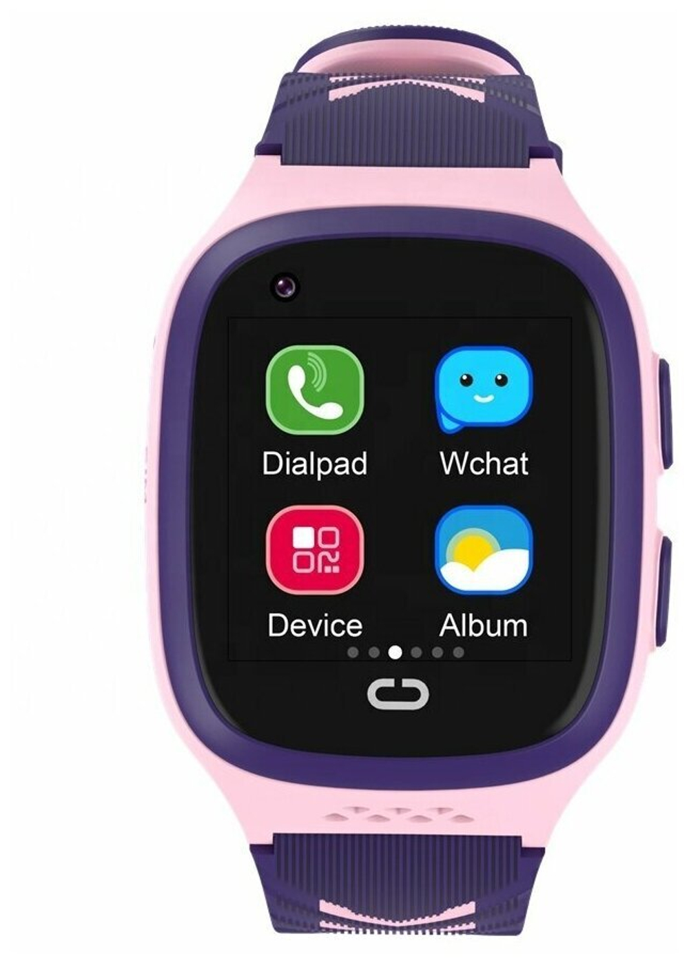 Детские умные смарт-часы Smart Baby Watch LT31 4G с поддержкой Wi-Fi и GPS, HD камера, SIM card(Фиолетово/Розовый)