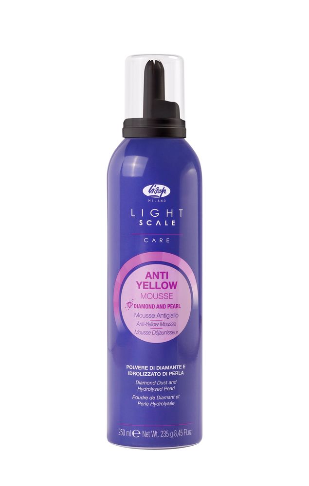 Мусс для осветленных, мелированных и седых волос – “Light Scale Care Anti Yellow Mousse”  (250  мл)