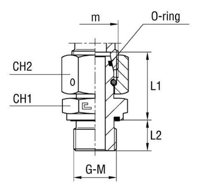 Штуцер FNE DL10 14х1.5