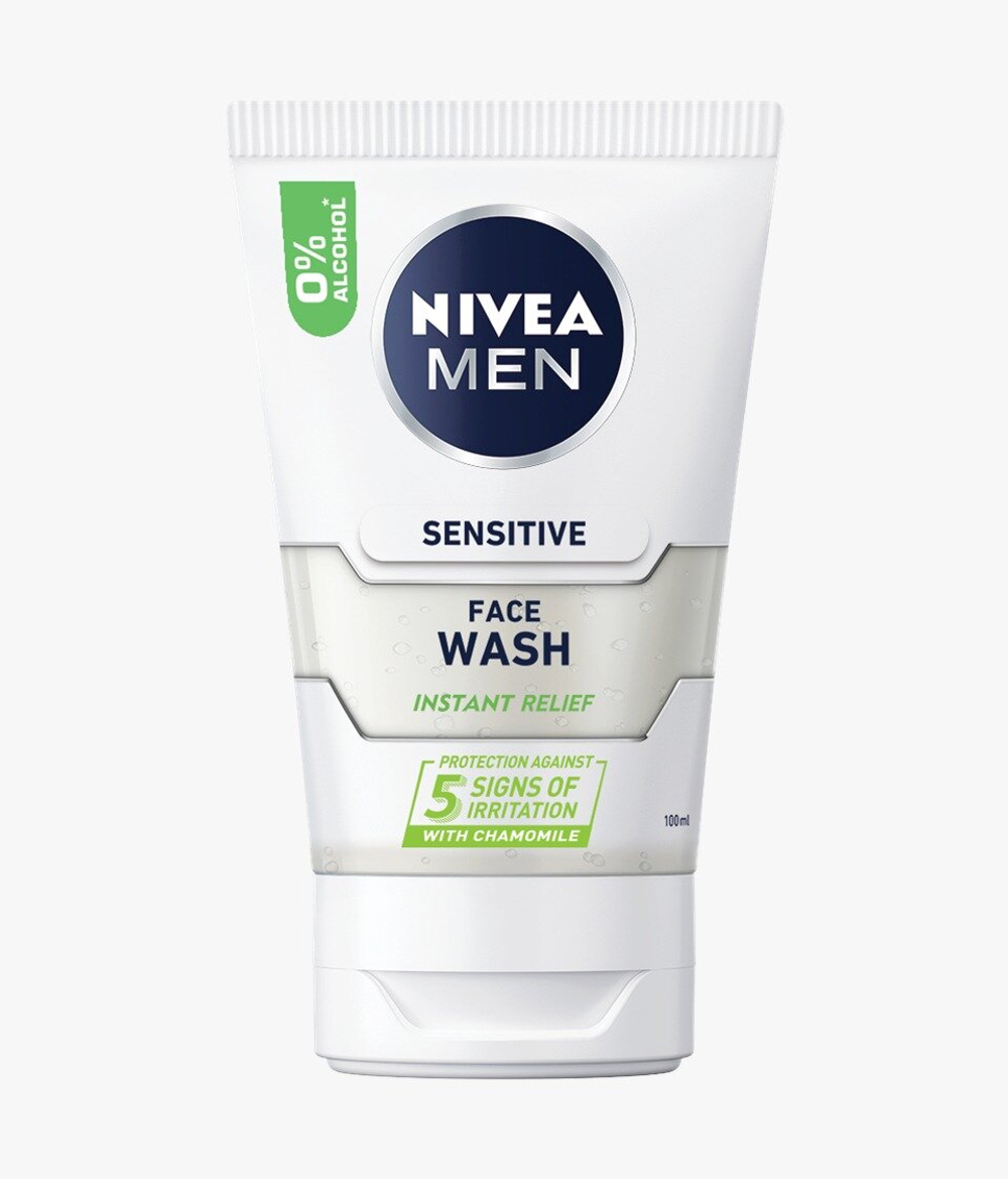 Средство для умывания чувствительной кожи лица NIVEA MEN 100 мл (Из Финляндии)