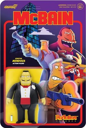 Фигурка Super7 - The Simpsons: McBain: Senator Mendoza (W1)