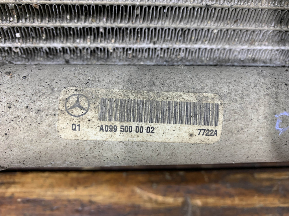 Радиатор кондиционера Mercedes ML GLE (W166), GL GLS (X166) 11-18 Б/У Оригинал A0995000002