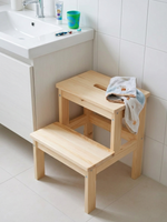 Табурет для кухни, 38х38х43, Беквэм, стремянка, деревянный степ-стул с переносной ручкой