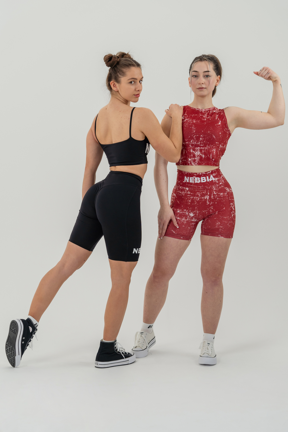 ШОРТЫ HIGH WAISTED LEGGINGS SHORTS 5″ HAMMIES 615 КРАСНЫЕ