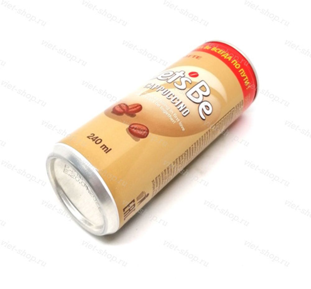 Кофе в банке Let's be Cappuccino, Корея, 240 мл.
