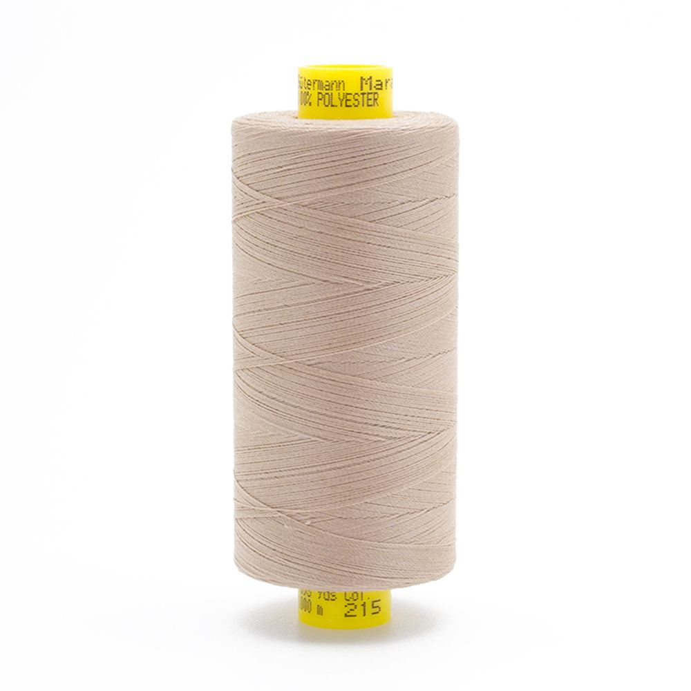 Нитка Gutermann Mara 120 (1000 метров), 1 кат., универсальная | 215 т.кремово-бежевый