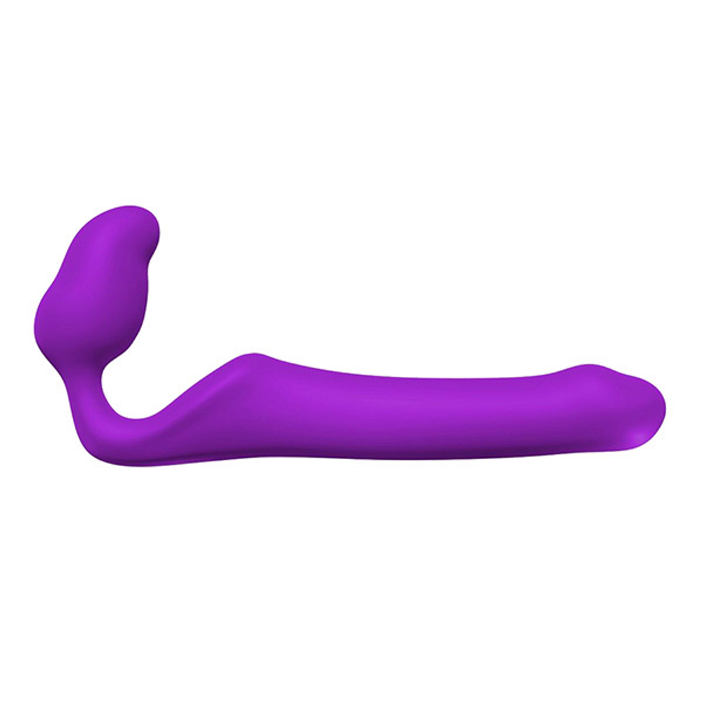 Лиловый безремневой страпон 16см Adrien Lastic Queens M