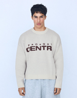 Мужской жаккардовый джемпер с узором - BERSHKA