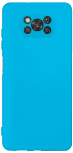Мягкий Soft Touch чехол из силикона для XIAOMI POCO X3 / X3 PRO / X3 NFC с бархатной подкладкой