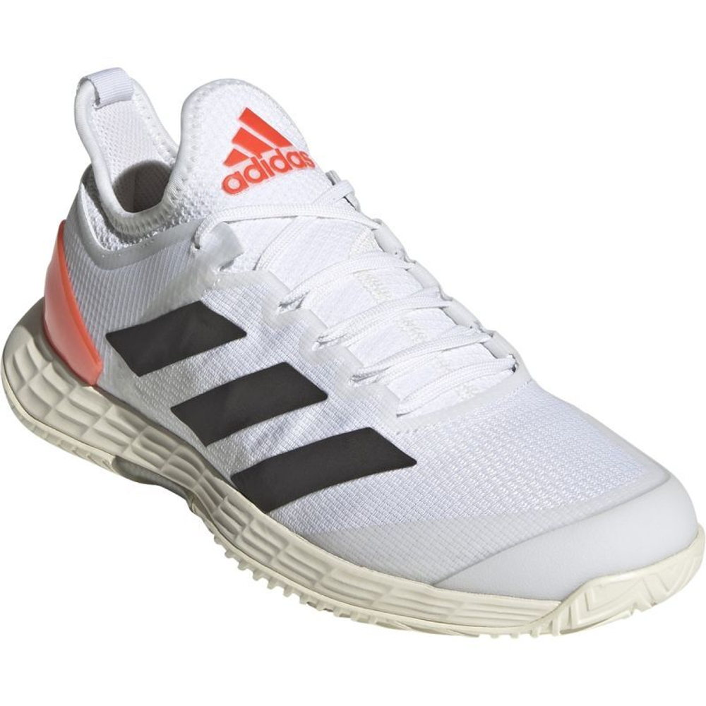 Женские Кроссовки теннисные Adidas Adizero Ubersonic 4 W - cloud white/core black/solar red