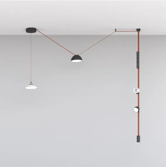 Трековый светильник BELTY FLOW | БЕЛТИ ФЛОУ DK5565-WH+BK Denkirs