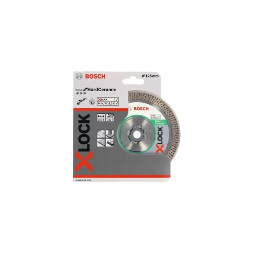 Алмазный отрезной диск Best for HardCeramic X-LOCK 125x22,23x1,4x10 BOSCH 2608615135