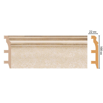 Плинтус Decomaster D232 D232-18D ДМ