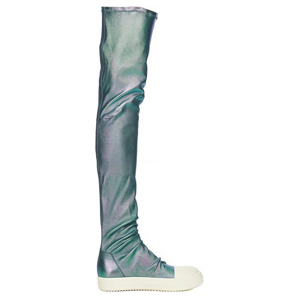 RICK OWENS/RO Over the knee Boots Women"s Cyan