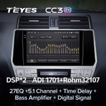 Teyes CC3 2K 10,2"для Toyota Land Cruiser Prado 2017-2018