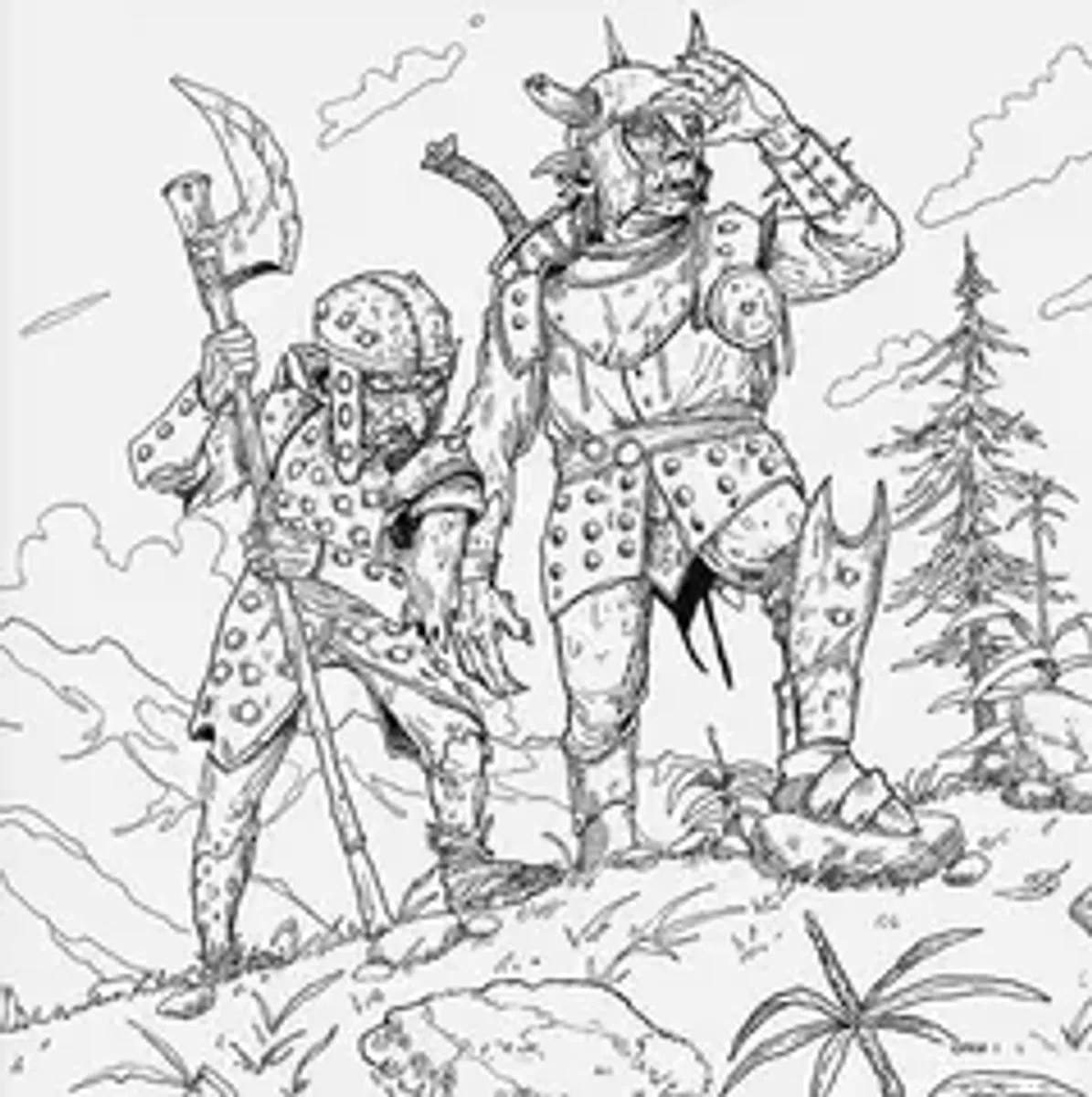 Мир Толкина. Фантастические существа. Раскраска