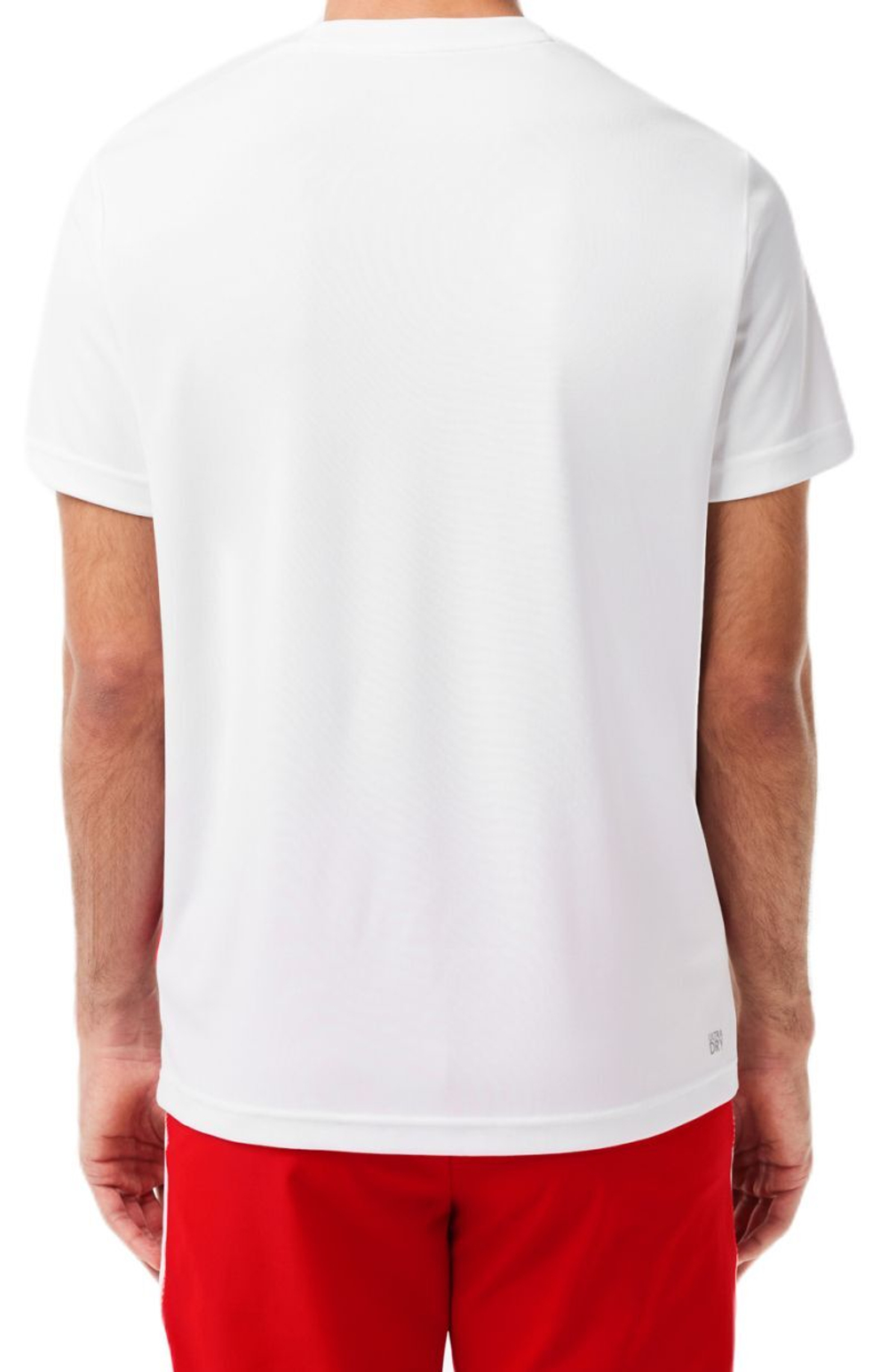 Мужская теннисная футболка Lacoste Tennis x Novak Djokovic T-Shirt - белый