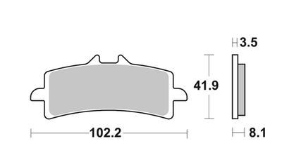 Brembo Колодки тормозные передние 07BB37SC (1 суппорт)
