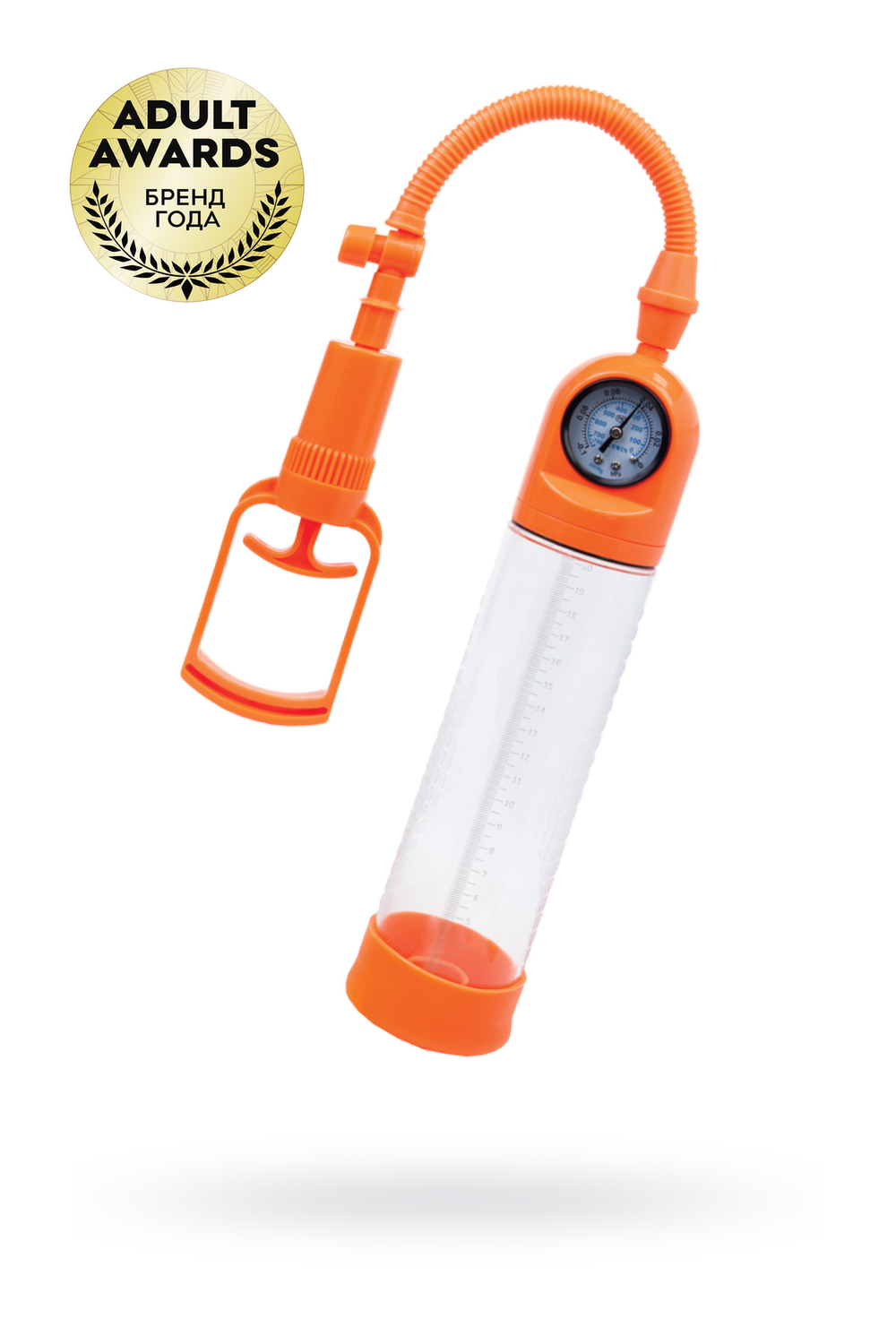 Помпа для пениса TOYFA A-Toys, Силикон, Прозрачный, 20 см