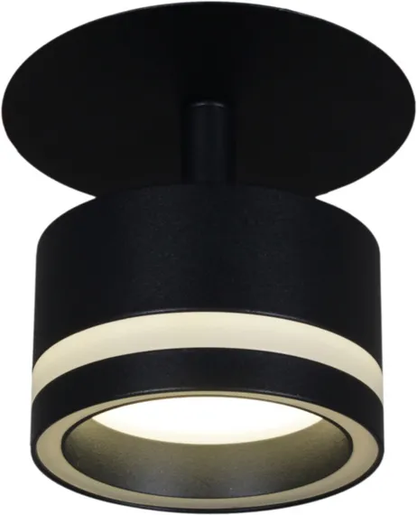 Спот 53024-9.0-001CT GX53 BK Reluce