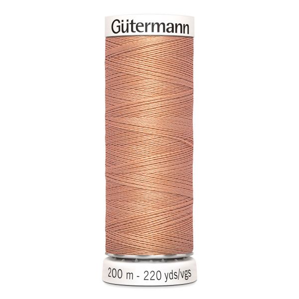 Нитки универсальные Gutermann Sew-all 100 (200 метров), 5 кат. | 938 бежево-желтый