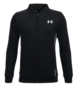 Детская теннисная толстовка Under Armour UA Pennant 2.0 FZ - black/white